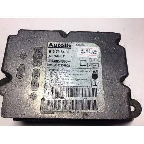 Renault Clio 3 Airbag Beyni 610796100 8200854865