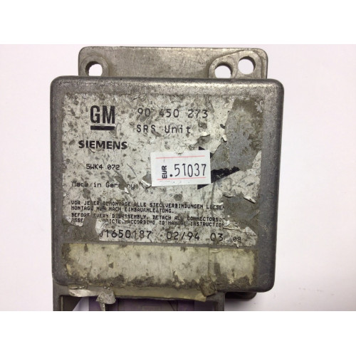Opel Astra F Airbag Beyni 90450273 5WK4072 JPS0385850F