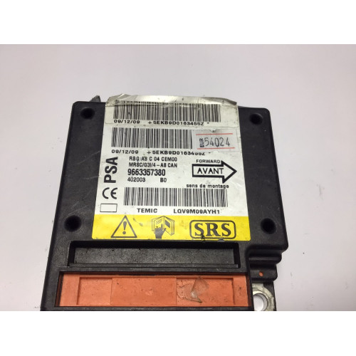 Citroen C3 Airbag Beyni 9663357380 402003