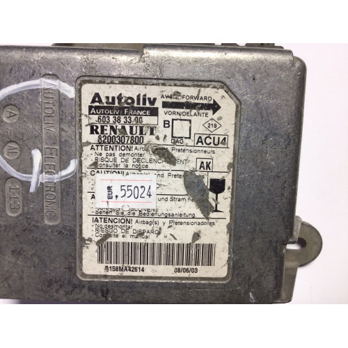Renault Megane Airbag Beyni 8200307800 603383300