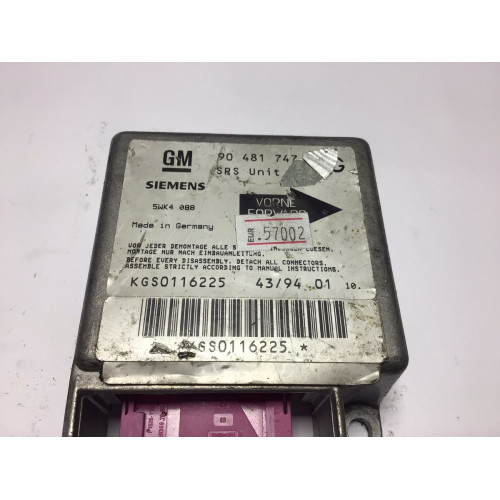 Opel Corsa B Airbag Beyni 90481747 5WK4088