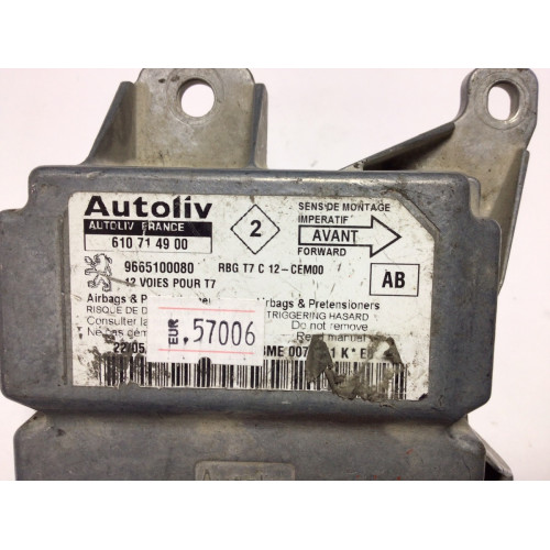 Peugeot 308 Airbag Beyni 9665100080 610714900