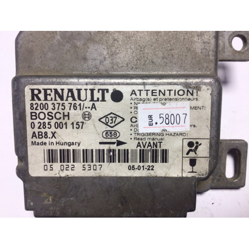Renault Clio 2 Airbag Beyni 0285001157 8200375761 
