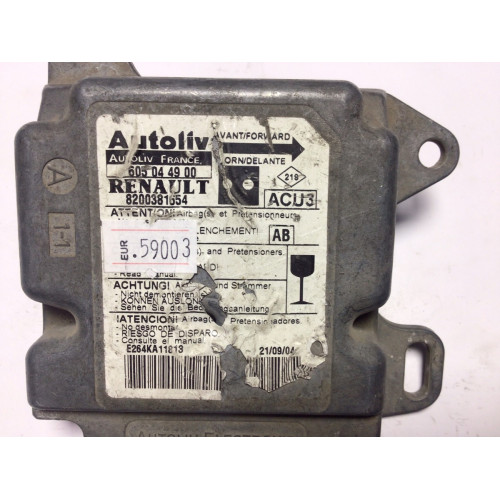 Renault Megane Airbag Beyni 605044900 8200381654