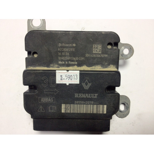 Symbol Clio Sandero Logan Airbag Beyni 285584207R A2C80612810