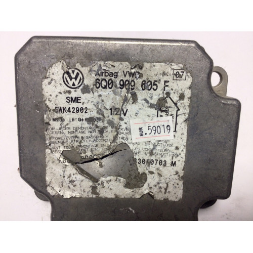 Volkswagen Golf Airbag Beyni 1C0909605F 5WK43131 INDEX01