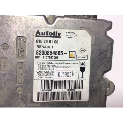 Renault Clio 3 Airbag Beyni 610796100
