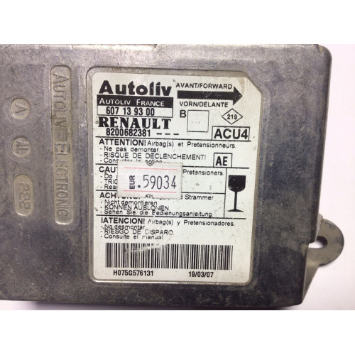 Renault Megane 2 Airbag Beyni 8200682381 607139300