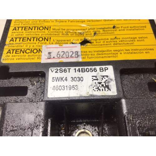 Ford Fusion Fiesta Airbag Beyni 2S6T14B056BP 5WK43030