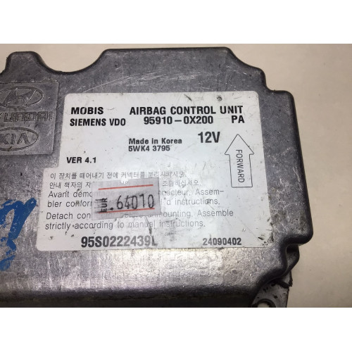 Hyundai i10 Airbag Beyni 9590-0X200 5WK43795