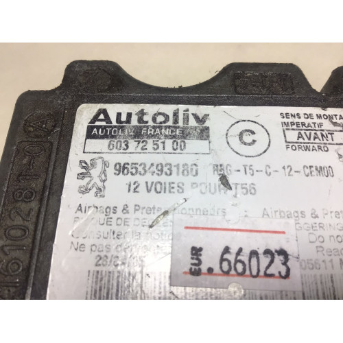 Peugeot 307 Airbag Beyni 9653493180 603725100