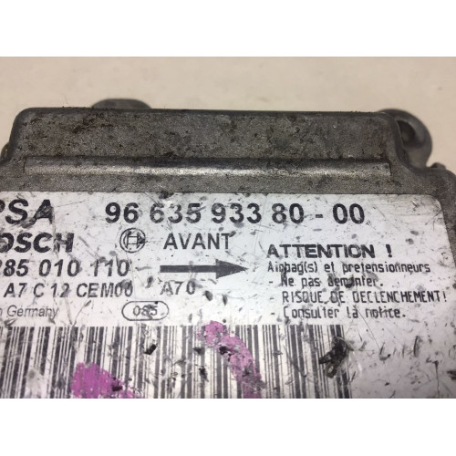 Peugeot 207 2006-2012 Airbag Beyni 9663593380-00 0285010110