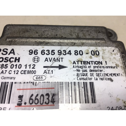 Peugeot 207 Airbag Beyni 9663593480 0285010112