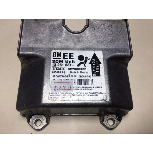 Opel Astra H Airbag Beyni  13251081 327963935 EE