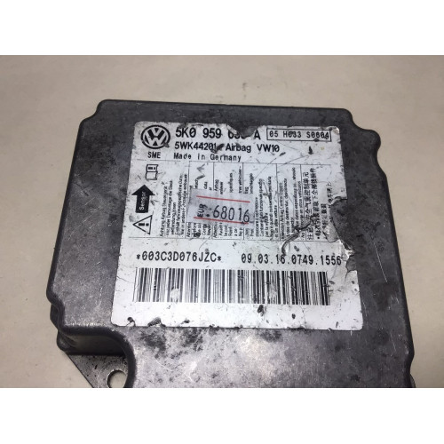 Volkswagen Golf Airbag Beyni 5K0959655A 5WK44201