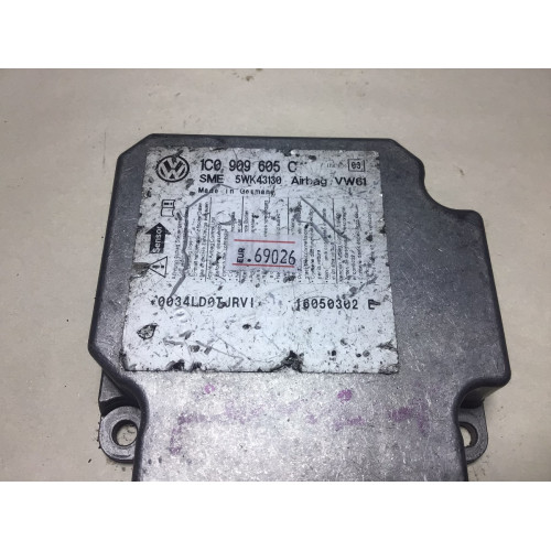 Volkswagen Passat Airbag Beyni 1C0909605C 5WK43130 İNDEX3