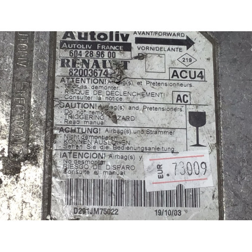Renault Megane 2 Airbag Beyni 8200367444 604289600