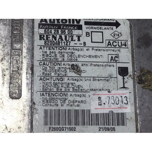 Renault Megane 2 Airbag Beyni 8200481127B 604289600