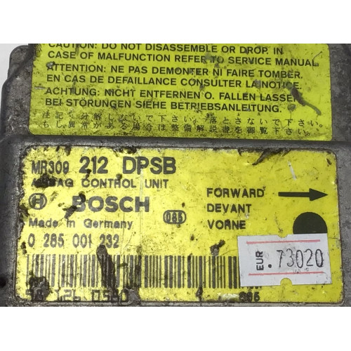 Mitsubishi Carisma Airbag Beyni 0285001232 981260580