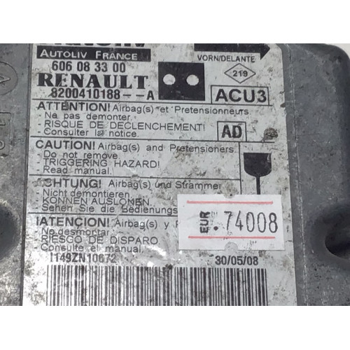 Renault Kangoo 2 Airbag Beyni 8200410188A 606083300