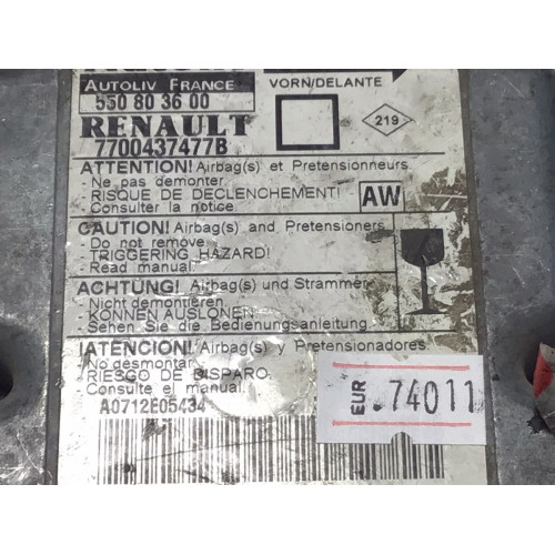 Renault Megane Airbag Beyni 550803600 7700437477B
