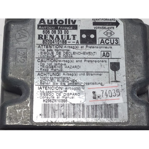 Renault Kangoo 2 Airbag Beyni 8200410188A 606083300