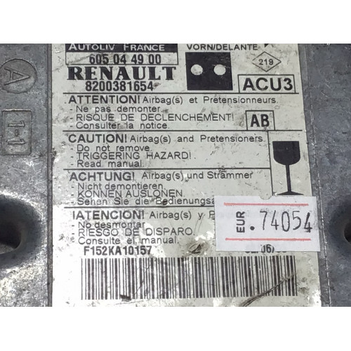 Renault Megane Airbag Beyni 605044900 8200381654