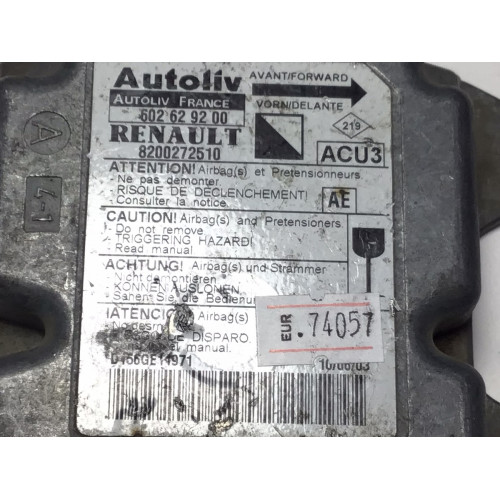 Renault Kangoo Airbag Beyni 602629200 8200272510