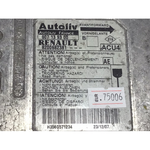 Renault Megane 2 Airbag Beyni 8200682381 607139300