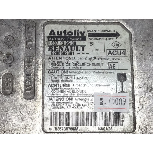 Renault Megane 2 Airbag Beyni 8200682381 607139300