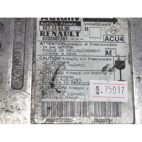 Renault Megane 2 Airbag Beyni 8200682381 607139300
