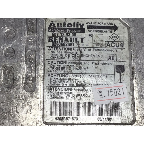 Renault Megane 2 Airbag Beyni 8200682381 607139300
