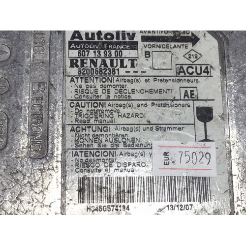 Renault Megane 2 Airbag Beyni 8200682381 607139300