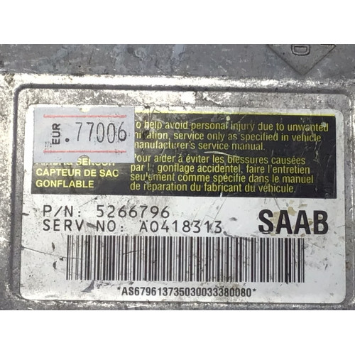 Saab 9-5 Airbag Beyni 5266796 A0418313