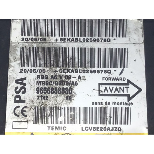Citroen C2 Airbag Beyni 9656888880