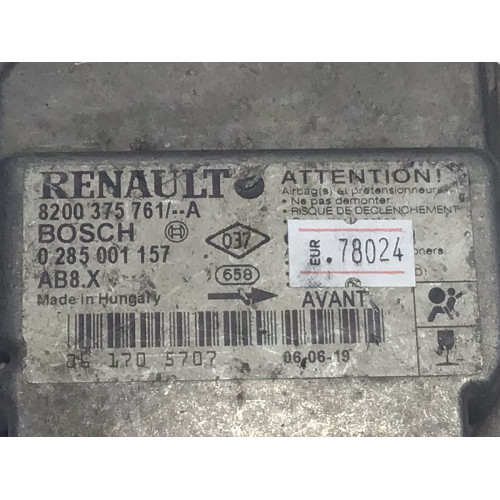 Renault Clio 2 Airbag Beyni 0285001157 8200375761 