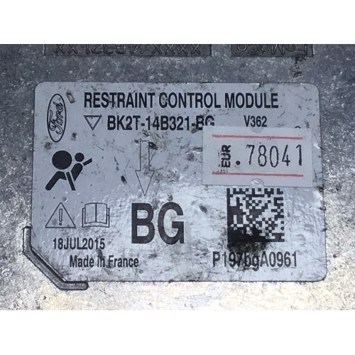 Ford Transit Airbag Beyni BK2T-14B321-BG 18JUL2015