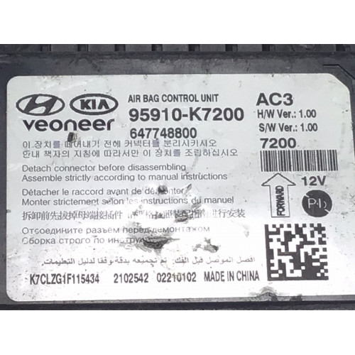 Hyundai İ10 Airbag Beyni 95910-K7200 647748800