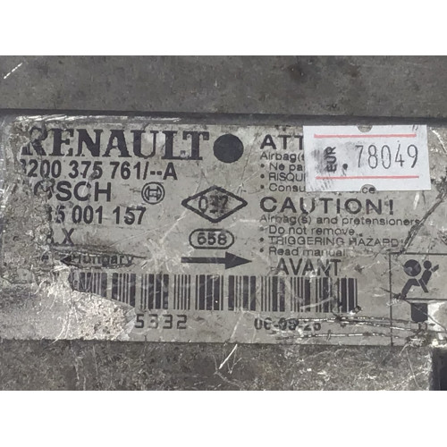 Renault Clio 2 Airbag Beyni 0285001157 8200375761 