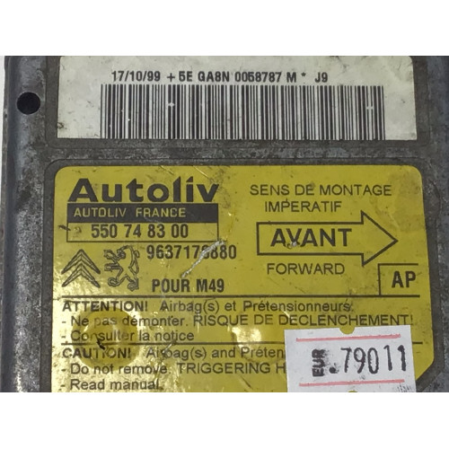 Citroen Berlingo Airbag Beyni 550748300 9637176880
