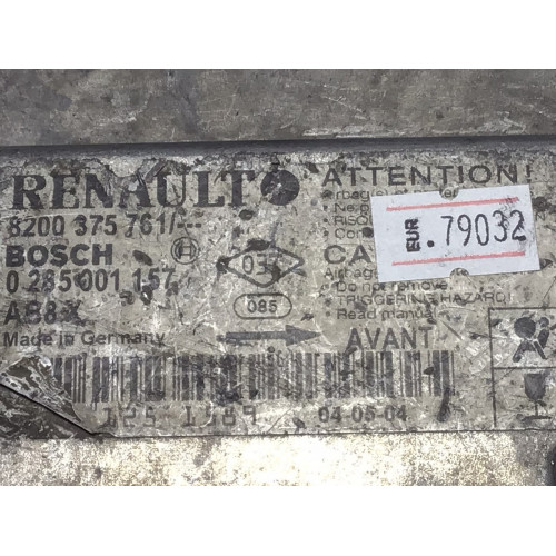 Renault Clio 2 Airbag Beyni 0285001157 8200375761 