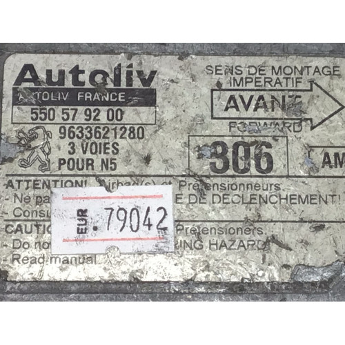 Peugeot 306 Airbag Beyni 550579200 9633621280