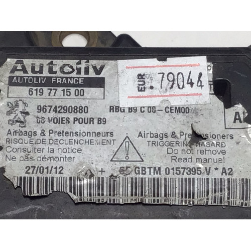 Peugeot Partner Citroen Berlingo Airbag Beyni 619771500 9674290880