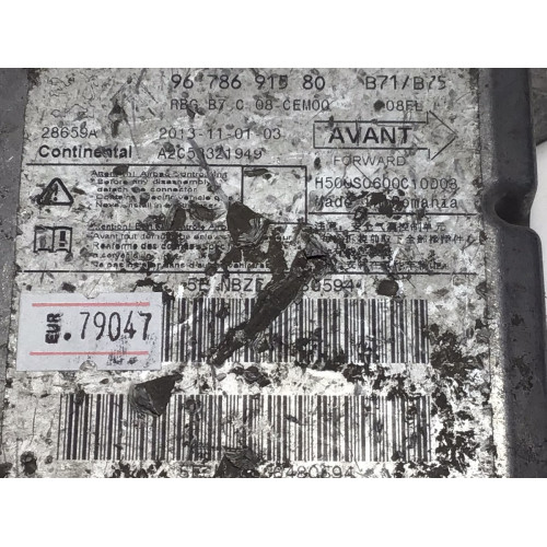 Citroen C4 Airbag Beyni 9678691580 A2C53321949