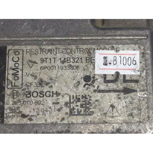 Ford Tourneo Connect Airbag Beyni 9T1T-14B321-BE 0285010892