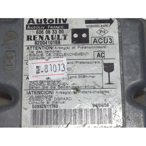Renault Kangoo 2 Airbag Beyni 8200410188 606083300