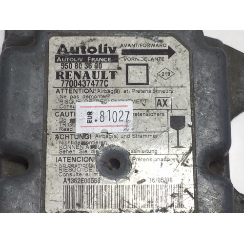 Renault Megane Airbag Beyni 550803600 7700437477C