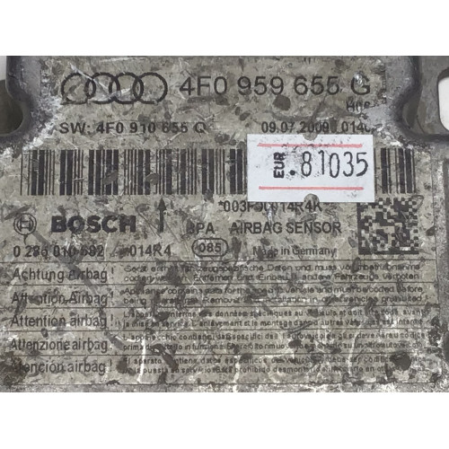 Audi A6 Airbag Beyni 4F0959655G 4F0910655Q 0285010682