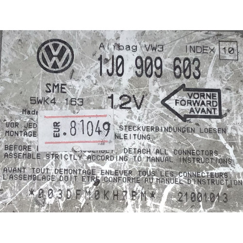 Volkswagen Golf 4 Airbag Beyni 1J0909603 5WK4163