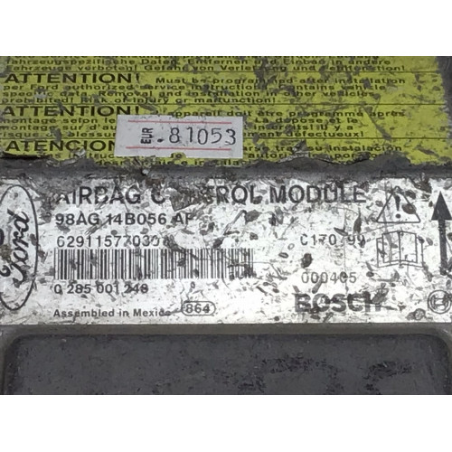 Ford Focus Airbag Beyni 98AG-14B056-AF 0285001248